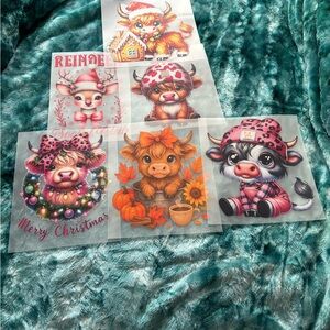 Cute Animal Christmas Prints